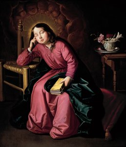 La Vierge enfant endormie - Francisco de Zurbaran